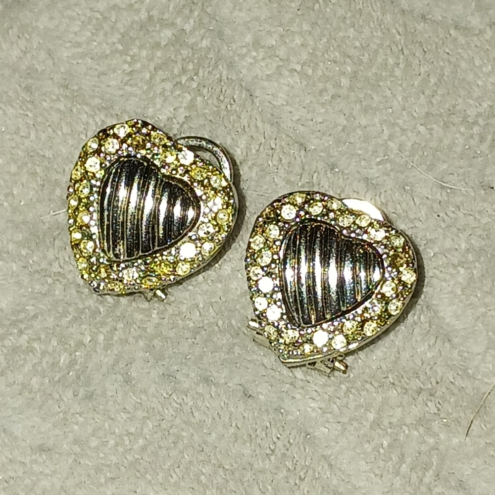 Vintage Heart Earrings
